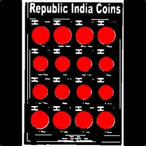 Detected coin overlay with red circles marking validated coin regions.